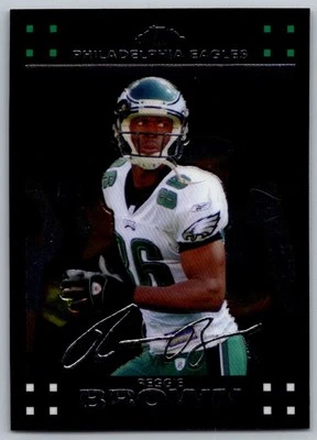 2007 Topps Chrome Reggie Brown Philadelphia Eagles #TC137 - Image 1 of 2