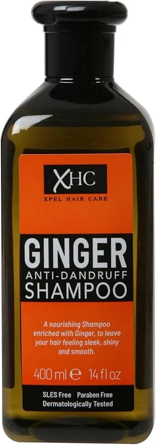 XHC Ginger Anti-Dandruff Shampoo, Hydrolyzed Collagen, Hydrolyzed Wheat Protein