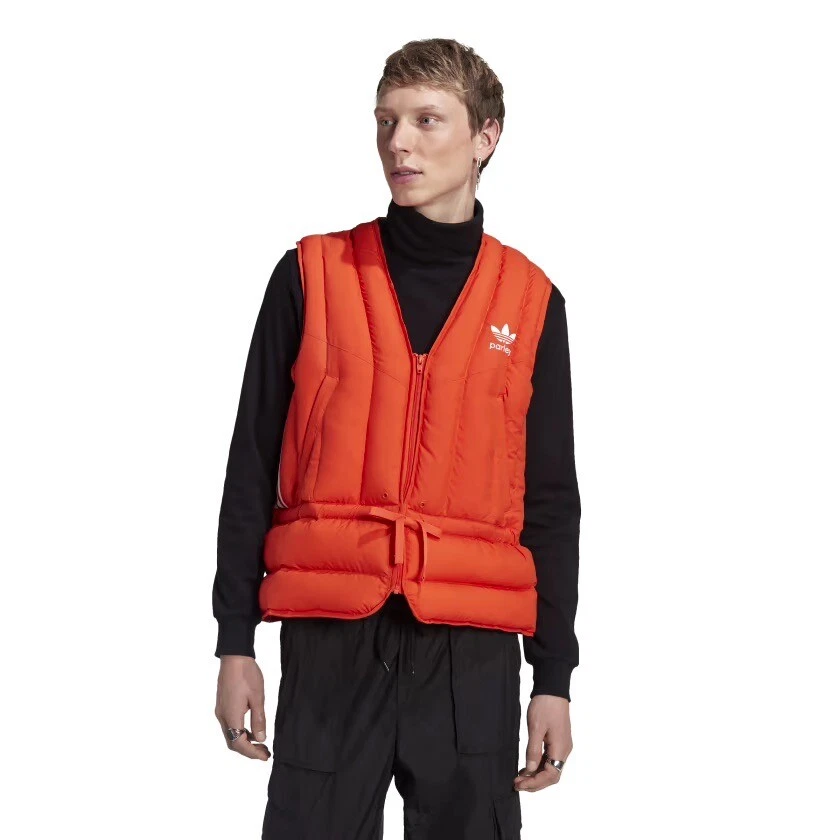 Adidas Originals Parley Vest Jacket Impact Orange HM6750 Men’s Size Large