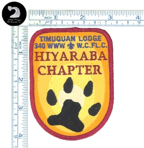 Boy Scout OA Timuquan Lodge 340 1998 Hiyaraba Chapter Red Mylar Border Patch - Bild 1 von 1