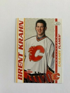 2003-04 Pacific Heads Up #104 Brent Krahn RC 542/899 - Calgary Flames