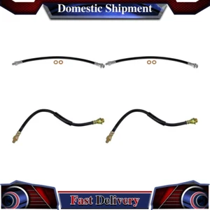 4 Front Rear Brake Line Brake Hydraulic Hose For AMC Rebel 1967 1968 1969 1970 - Picture 1 of 4