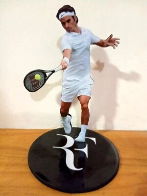 ROGER FEDERER - FIGURA MADERA - 20 cm tablero fibra vinilo/parcela - Argentina Foto 1 de 4
