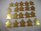 Lot Of 20 Vintage  Brass Dog Fire Hydrant License Tags  Lakeville, Ma  1988