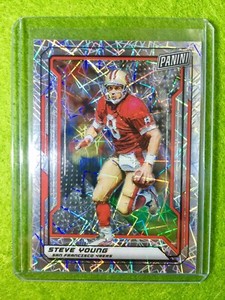 STEVE YOUNG PRIZM CARD JERSEY #8 REFRACTOR /99 SP SF 49ers 2019 National VIP SSP
