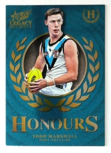 2024 Select AFL Legacy Ultimate Honours Todd Marshall Port Adelaide 080/255 - Imagen 1 de 3