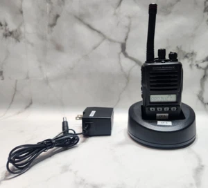 Vertex Standard VX-354-G6-5 Two Way Radio W/ Charging Base CD-58 Tested Works - Picture 1 of 14