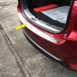 Fits Mazda CX-5 2017-2024 Stainless Steel Rear Outside Bumper Sills Plate Cover - Picture 1 of 6