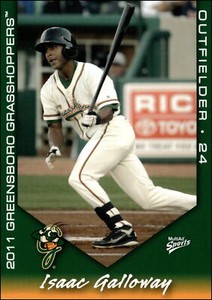 2011 MultiAd #25 Isaac Galloway    Greensboro Grasshoppers