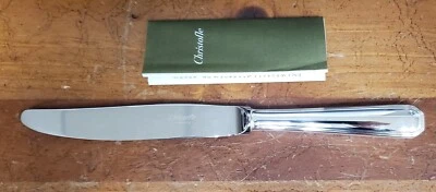 Cuchillo de cena Christofle France SilverPlate AMERICA nunca usado NUEVO #0001009 Foto 1 de 4
