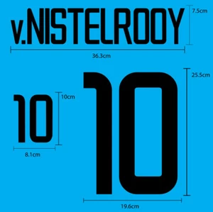 Netherlands Home 2002-04 PU NAME NUMBERING PRINT EXCELLENT QUALITY - Picture 1 of 12
