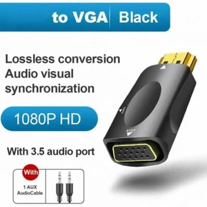 Lote convertidor compatible con HDMI hembra a VGA macho UKHot - Imagen 1 de 15