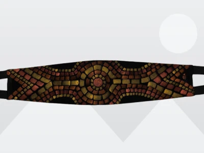 Mr. Night Tie'm Multicolor Geométrico 100% Seda Cummerbund Firmado BJ De Colección EE. UU. Foto 1 de 4