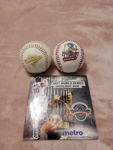Florida Marlins 1997 World Series Champions Baseball DVD Lot Fotoball Limited Cover