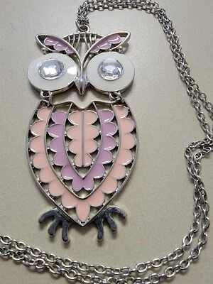 Collar articulado de búho barro Foto 1 de 3