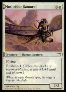 Mothrider Samurai - Medium Play MTG Champions of Kamigawa - Picture 1 of 1