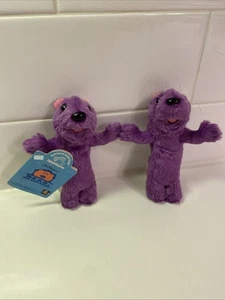 1999 Pip And Pop Otters Jim Henson Plush With Tags Bear In The Big Blue House 5" - Picture 1 of 1