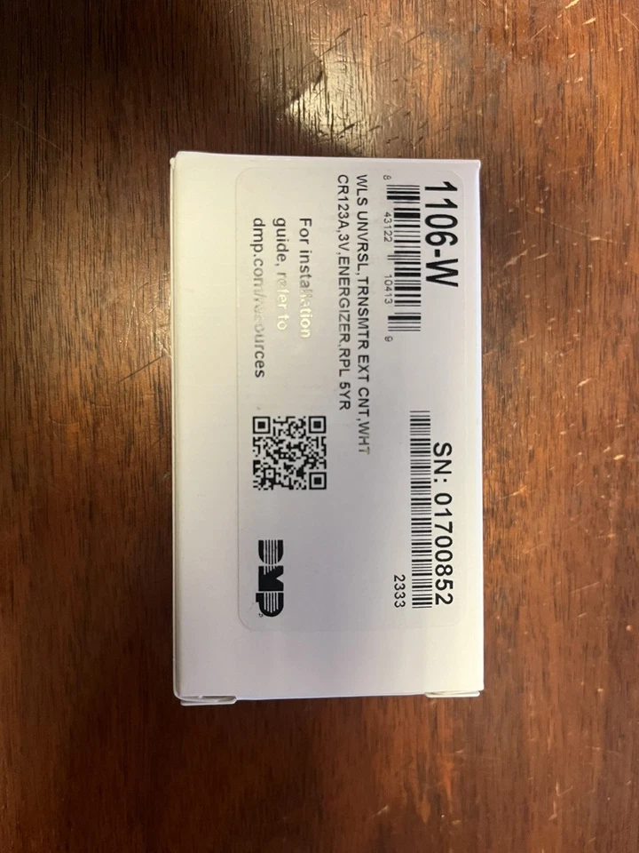 Lote de 8 - DMP 1106-W Contacto Puerta Inalámbrico Blanco - Nuevo en Caja Foto 1 de 1