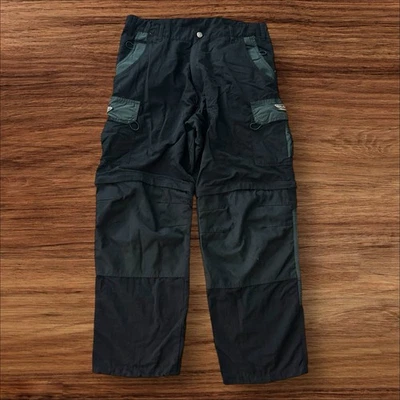 Pantalones/pantalones cortos cargo convertibles JT Paintball negros/grises talla 38 XL Foto 1 de 4