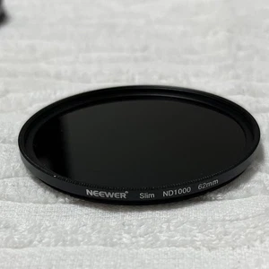 Neewer ND1000 62mm ND Filter Camera Lens Filter Clear Used Excellent Condition - Picture 1 of 2
