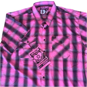 Dixxon Flannel Company Herren 4X 13% Bambus Kurzarm Druckknopf Hemd Keep A Breast - Bild 1 von 12
