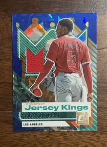 Maglia 2025 Panini Donruss Baseball Christian Moore Kings Blue Ice #PJK-CM LA - Foto 1 di 2