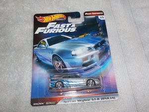 Hot Wheels Premium 2019 Fast & Furious Fast Imports Nissan Skyline GTR R34 #1/5 - Picture 1 of 2