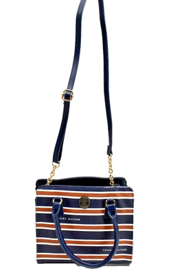 Bolso Bandolera Tommy Hilfiger Rayas + Correa Multicolor ¡Nuevo! Nuevo con etiquetas Foto 1 de 4