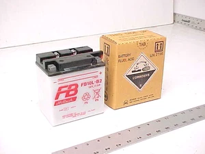 BATTERY Motorcycle Suzuki GS 500 F Katana 600 Yamaha Riva XC 200 FB10L-B2 - Picture 1 of 1
