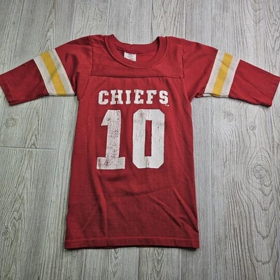 Camisa Jersey Vintage Youth Chiefs Rawlings Niños Pequeña 6-8 KC Kansas City Foto 1 de 4