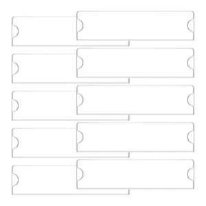 Acrylic Name Plate Holder 2X8 Inch, Frame Wall Name Plates for Office, Home M7L9 - Picture 1 of 7