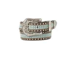 Angel Ranch Western Belt Girls Beaded Inlay Studded D130002933 - Picture 1 of 1