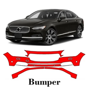 Front bumper PreCut PPF Paint Protection Film For Volvo S90 2021-2025 - Picture 1 of 8