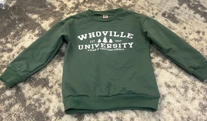 Unbranded Unisex Green Christmas Theme Whoville Sweatshirt Size 5 (NWT) - Picture 1 of 2