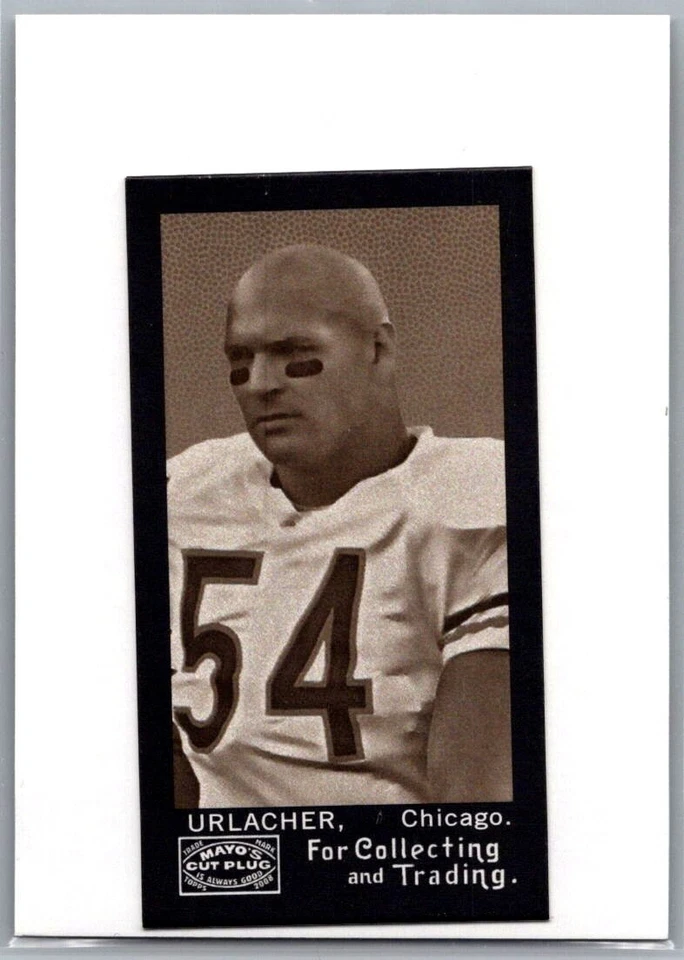 2008 TOPPS MAYO FOOTBALL CUT PLUG MINI 130 BRIAN URLACHER BEARS - Image 1 of 2