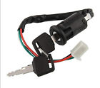 1Pcs New 4Pin Replacement ATV Ignition Key Switch Compatible for ATV 50cc-250cc