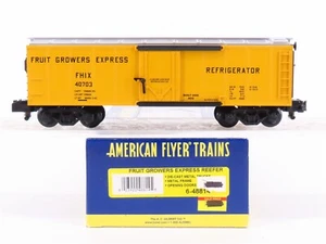 S Scale American Flyer 6-48814 FHIX Fruit Growers Express Reefer Car #40703 - Picture 1 of 10