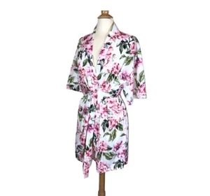 Bata Kimono Floral Show Me Your Mumu Talla Única Alta Baja Jardín de Flores  - Imagen 1 de 7