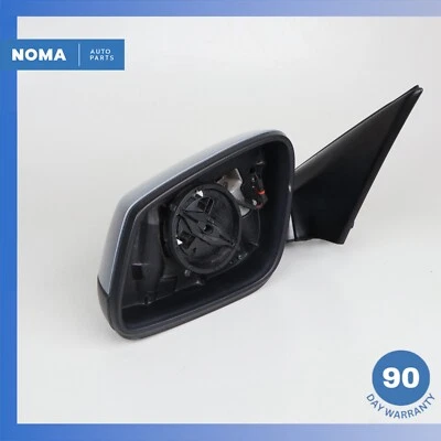 2013 宝马 F10 ActiveHybrid 5 左侧后视门镜蓝色原始设备制造商 — 第 1/4 张图片