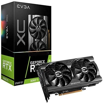 EVGA GeForce RTX 3060 Ti 8GB GDDR6 XC Gaming Metal Backplate 08G-P5-3663-KL LHR - Image 1 of 4