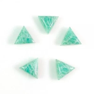 Colgante de piedras preciosas de meditación amazonita para hacer billones de cabujones naturales 5x5 mm - Imagen 1 de 8