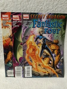 Secret Invasion Fantastic Four (2008) #1-3 Marvel Comics Komplettsatz Sehr guter Erhaltungszustand/NM - Bild 1 von 4