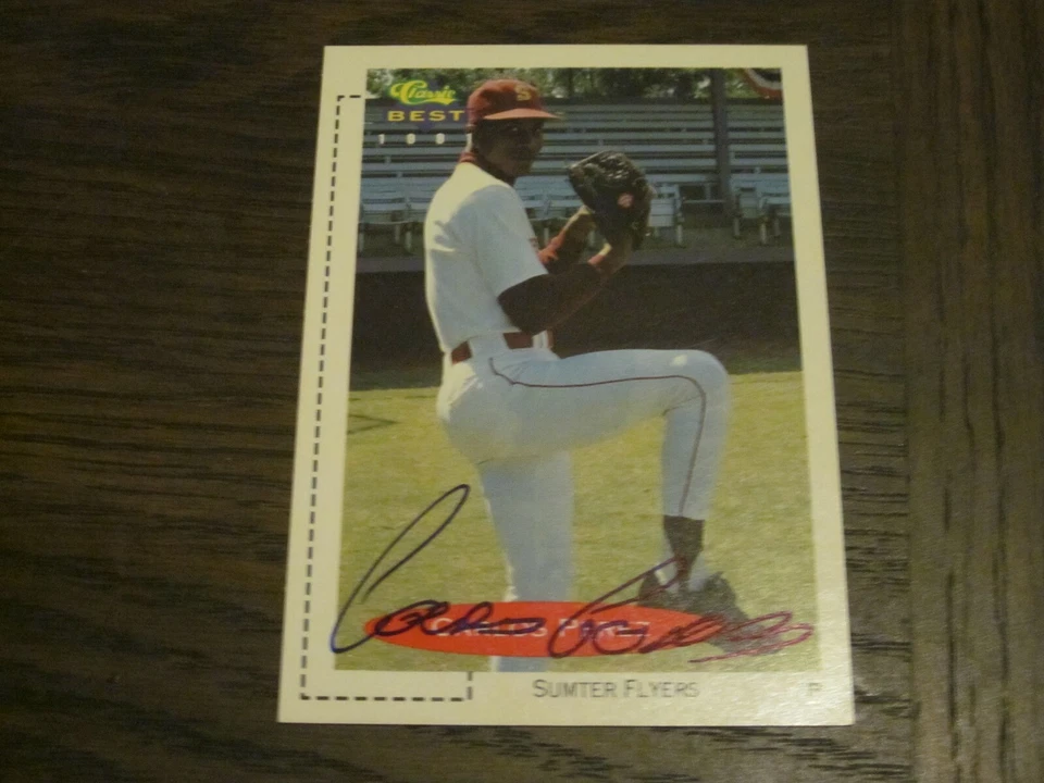 CARLOS PEREZ SIGNED AUTOGRAPHED 1991 CLASSIC BEST MINOR LG CARD-SUMTER FLYERS - Image 1 of 1