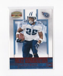 LENDALE WHITE 2007 GRIDIRON GEAR RED PARALLEL NEXT GENERATION INSERT-SHIPS FREE - Picture 1 of 24