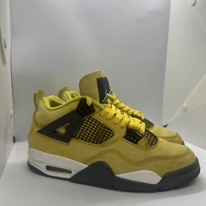 Jordan 4 Retro Mid Lightning Amarillo CT8527 700 Talla 9 - Imagen 1 de 9