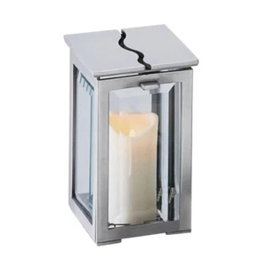 Moderne Grablampe aus Edelstahl Grablaterne Grablicht Grableuchte Friedhof - Bild 1 von 2