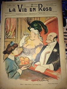 PROSTITUTION -ÉROTISME. REVUE CARICATURES 1902. Nous Avons Ce Qu'il Nous Faut. - Imagen 1 de 4