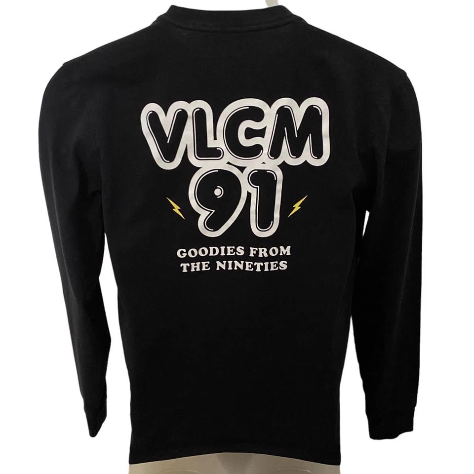 VOLCOM Stone “Goodies from the 90’s” Skate Long Sleeve Tee Shirt Men XS - Image 1 of 4