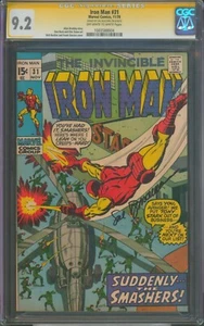 Iron Man #31 ⭐ CGC 9.2 SIGNED by SAL BUSCEMA ⭐ Bronze Age Marvel Comic 1970 - Picture 1 of 3