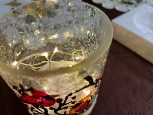 CARDINALE LIGHTED HURRICANE LAMP - Picture 1 of 4